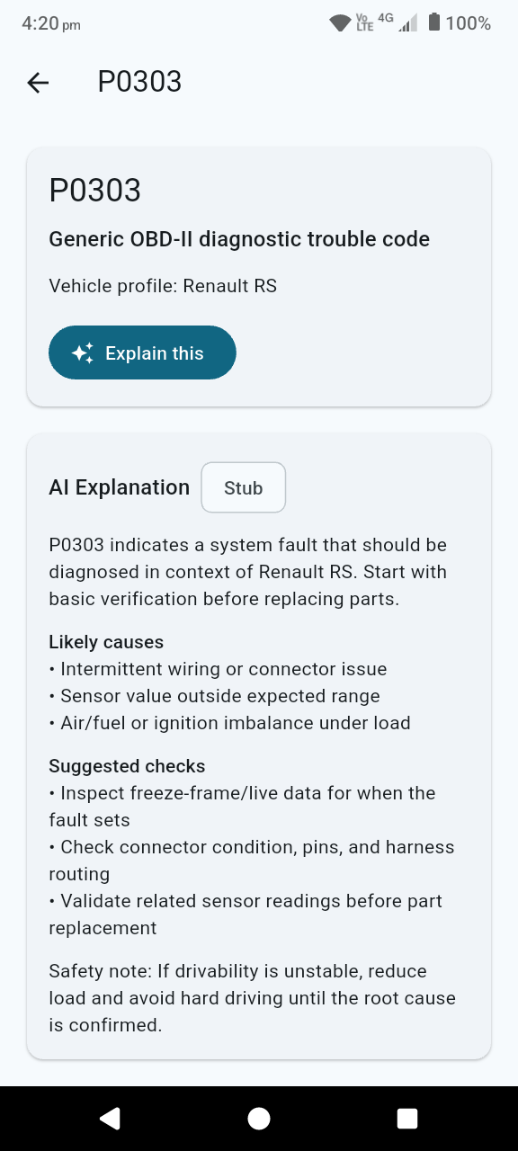 Diagnose form with symptom text, tags, and image options